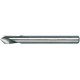 Foret à pointer CN, à queue cylindrique, angle de pointe 90°, en acier à coupe rapide à 5 % de cobalt, DIN 1835-B, surface sans revêtement, Ø h8 : 3 mm