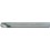 Foret à pointer CN, à queue cylindrique, angle de pointe 120°, en acier à coupe rapide à 5 % de cobalt, DIN 1835-B, surface sans revêtement, Ø h8 : 3 mm