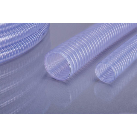 Tuyau aspiration 27 25x4mm 25m transparent APD