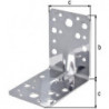 Connecteur d'angle résistant,VA 90x90x65x25 mm (Par 10)