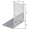 Connecteur equerre perforé VA 60x60x40x2 mm (Par 10)
