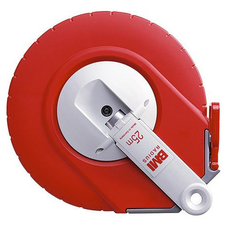 Metre ruban 30mx13mm acier laqué blanc BMI