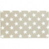 Tapis de baignoire Stella taupe 70 x 40 cm