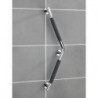 Poignée de maintien murale en acier inoxydable douche Secura 37 x 37 cm