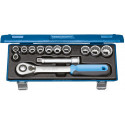 Clé à douilles avec jeu de douilles 1/2" 1/2 13 unités. D19 KMU-20 Gedore