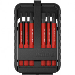 Trousse outils VDE slimBit electric PlusMinus/PZ fente 6- Unités Wiha
