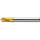 Foret à pointer CN, à queue cylindrique, 90°, en acier à coupe rapide à 5 % de cobalt, DIN 1835-B, surface avec revêtement TiN, Ø h8 : 6 mm