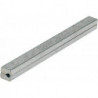 Carré porte 8x140mm galvanisé
