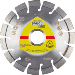 Disque diamant DT/SUPRA/DT600U/S/125X24X2223/15K/9 KLINGSPOR