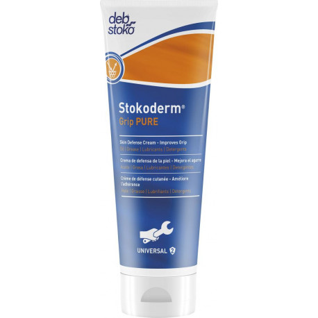 Crème protectrice pour la peau - Adhérence - Stokoderm Grip PURE 100 ml (Par 12)