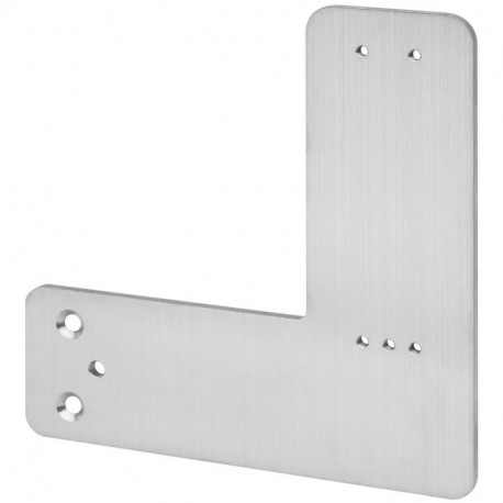Plaque de montage pour porte à cadre tubulaire, standard