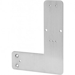 Plaque de montage pour porte à cadre tubulaire, longue