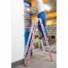 Escabeau 2x8 barreaux AH 3,05m
