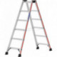 Escabeau 2x6 marches AH 2,38m