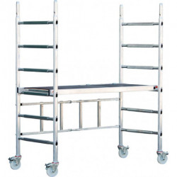 Echafaudage alu pliant 2,89 m