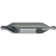 Foret à centrer en carbure monobloc, Ø de foret : 2,00 mm, Ø queue h9 5,00 mm, Long. totale 40,0 mm, Pour Ø de la pièce à usiner : 15-20 mm