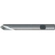 Foret à pointer CN en carbure monobloc, à queue cylindrique, 90°, surface sans revêtement, Ø h6 : 2 mm, Long. de goujure 8 mm, Long. totale 38 mm