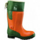 Bottes en caoutchouc forestier Ulme orange/vert Taille 46