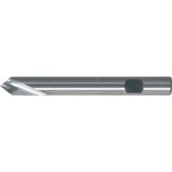 Foret à pointer CN en carbure monobloc, à queue cylindrique, 90°, surface sans revêtement, Ø h6 : 5 mm, Long. de goujure 14 mm, Long. totale 62 mm