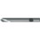 Foret à pointer CN en carbure monobloc, à queue cylindrique, 90°, surface sans revêtement, Ø h6 : 6 mm, Long. de goujure 16 mm, Long. totale 66 mm