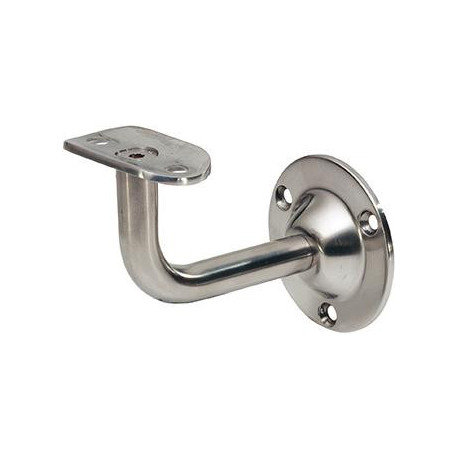KWS 4524 Support de main courante argent 75 mm Dégagement au mur