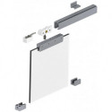 HELM 140 set, porte coulissante verre 8/10 mm ESGbis 140 kg