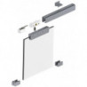 HELM 140 set, porte coulissante verre 8/10 mm ESGbis 140 kg