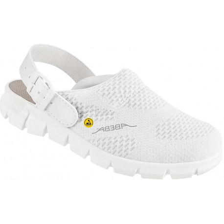 Sabot 37329. OB. A. E. FO. SRC. blanc. Taille 46 Abeba