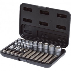 Set Clé à douille 1/4+3/8+1/2 30- Unités KS Tools