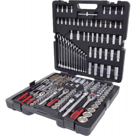 Jeu de douilles 1/4+3/8+1/2 - 216- Unités KS Tools