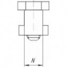 Pince de tension Exzenter pour T-Nut 12 MITEE-BITE
