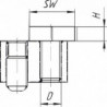Pince de tension Exzenter pour T-Nut 16 MITEE-BITE