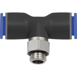 Connecteur enfichable en T - G 1/2 a Tuyau-Ř 8 RIEGLER