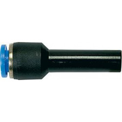 Connecteur enfichable droit Ř8 Bouchon mamelon 12mm RIEGLER
