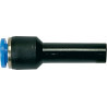 Connecteur enfichable droit Ř8 Bouchon mamelon 12mm RIEGLER