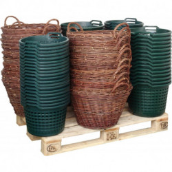 Gartenkorb Kunststoff u. Weide Classic FW Display Inhalt: 90 Stück