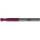 Foret à pointer CN en carbure monobloc, à queue cylindrique, 145°, surface à revêtement TiAIN, Ø h6 : 2 mm, Long. de goujure 8 mm, Long. totale 38 mm