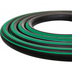 Tuyau premium polyvalent 13x40mm noir 3 verte 50m Semperit (Par 50)