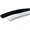 Protection flexible des bords noir avec mousse10-30mm 13x73mm 25m