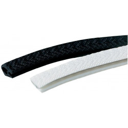 Protection flexible des bords noir avec mousse15-50mm 102x54mm 25m