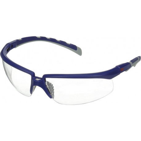 Lunette de protection Solus. bleu/gris . anti-buée. anti-rayures. lentille claire