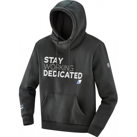 Sweat à capuche Taille M noir/azur