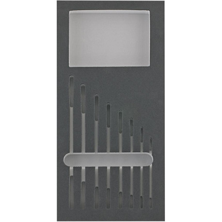 Module d'outils 1/3 vide clé mixte double FORTIS