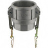Raccord Kamlok Typ D DN20. IG 3/4". Alu