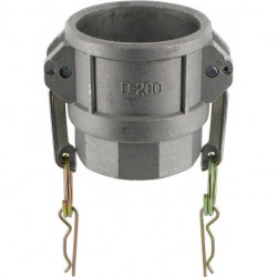 Raccord Kamlok Typ D DN40. IG 1.1/2". Alu
