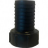 Raccord de bidon IBC avec buse rainurée. PP.IBC IG 2" (S60x6) -1". 25mm