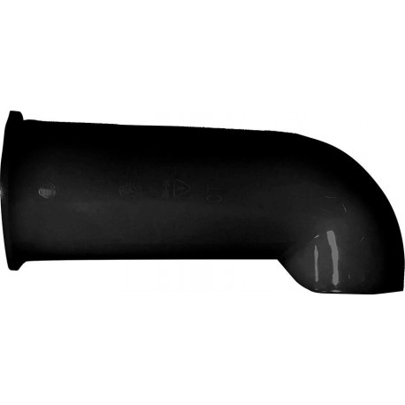 Raccord de bidon IBC Coude de sortie. PP. noir