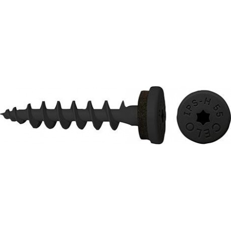 CELO Vis isolante IPS-H 55 noir RAL 9017 (Par 50)