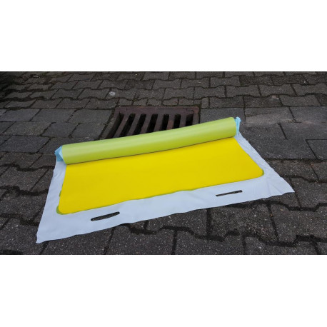 Tapis d'étanchéité réutilisable 900x900x8 mm