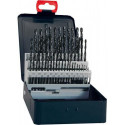 Set Foret hélicoidal DIN338 HSS forgés Typ RN 1-13mm FORTIS (Par 5)
